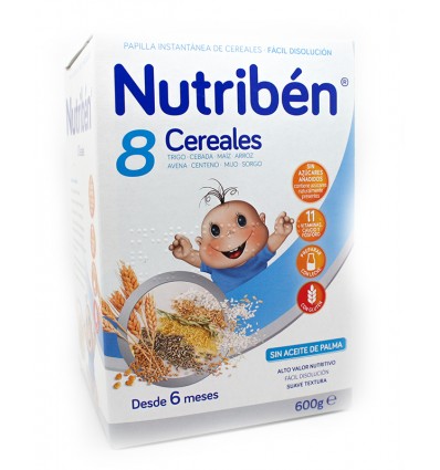 nutriben 8 cereals porridge 600 g