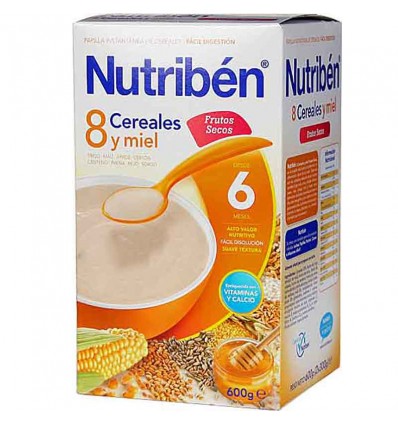 nutriben 8 céréales au miel noix