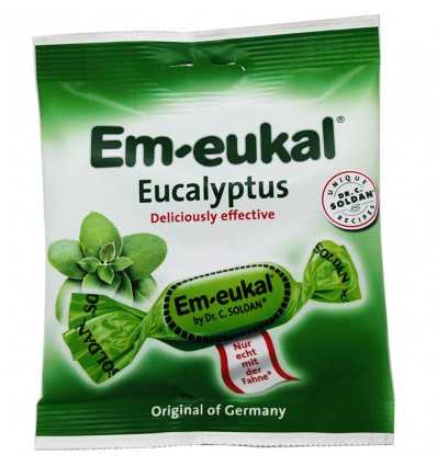 Em-Eukal Bonbons à l'Eucalyptus de Sucre 50 g