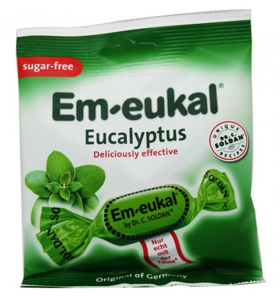 Em-Eukal Bonbons Eukalyptus Ohne Zucker 50 g