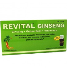 Revital Gingseng Jalea real Vitamina C 20 Ampollas