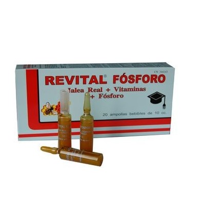 Revital Fosforo Jalea real vitaminas 20 Ampollas