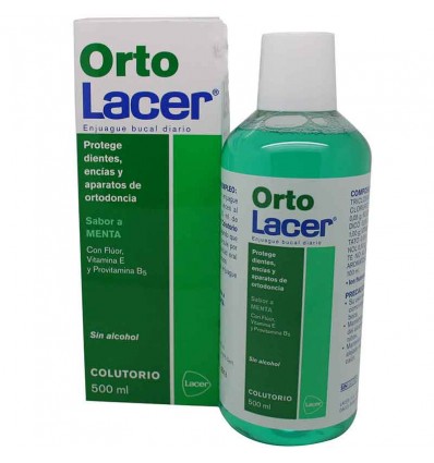 Orto lacer mint mouthwash