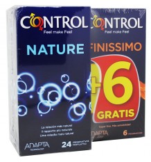 Control Preservativos Nature 24 unidades + 6 Finissimo Original
