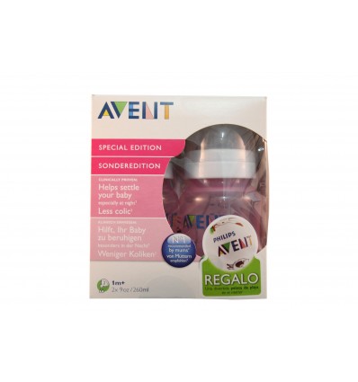 Avent Biberones Pack 260 ml Rosa