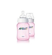 Avent Biberones Pack 260 ml Rosa