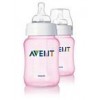 Avent Biberones Pack 260 ml Rosa