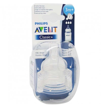 Avent Classic Tetina Nivel 3 flujo Medio Avent Classic Tetina Nivel 3 flujo Medio