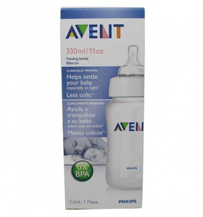 Biberon Avent classic 330 ml transparente