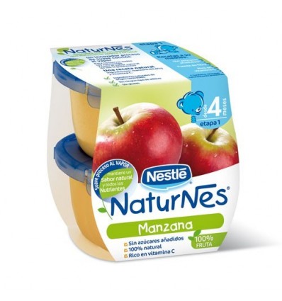 Nestlé Naturnes Apple, gedünstet, 2 x 130 G