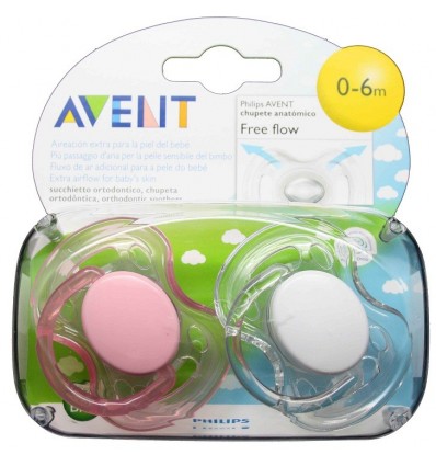 Avent Pacifiers Free Flow 0-6 months