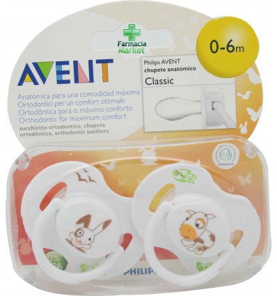 Avent Chupetes Classic 0-6 meses