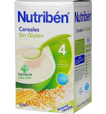 Nutriben Cereales Papilla Sin Gluten 600 gramos