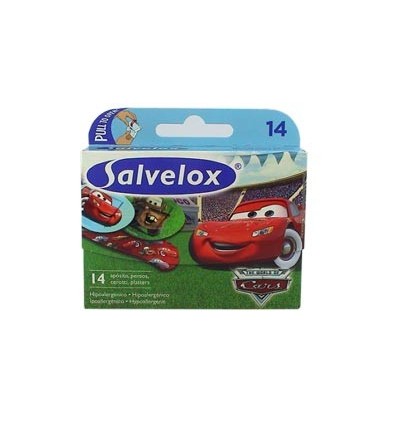Tiras Salvelox Cars 14 unidades