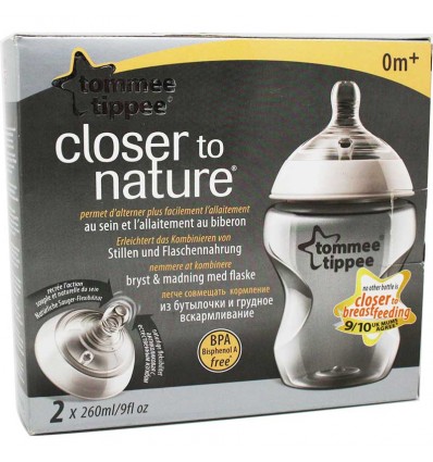 Tommee Tippee Biberon Pack Duplo 260 ml Tommee Tippee Biberon Pack Duplo 260 ml