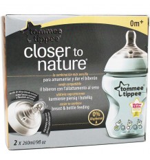Tommee Tippee Biberon Pack Duplo 260 ml Azul