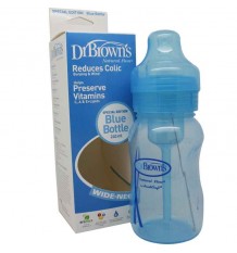 biberon dr browns azul boca ancha