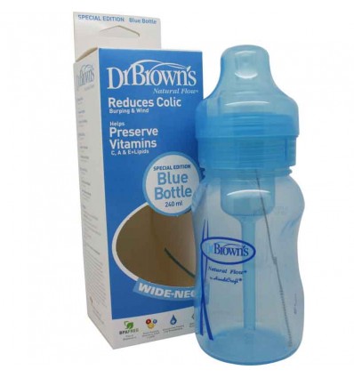 biberon dr browns azul boca ancha