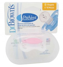 Dr Browns Sucette Orthodontique Empêcher Rose taille 6-18 mois