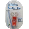 Dr Browns Snap clip holds pacifiers orange