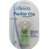 Dr Browns Broche clip sujeta chupetes verde