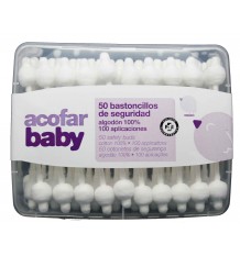 Acofarbaby Swabs Ears Baby 50 units