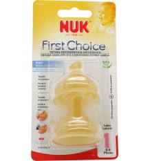 Nuk Nipple First Choice Latex S1 Water 0-6