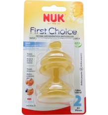 Nuk Nipple First Choice Latex S2 Water 6-18