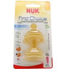 Nuk Tetina First Choice Latex L1 Cereais 0-6 meses