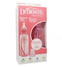 Dr Browns Biberon Rosa Boca Estrecha Pack Duplo