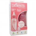 Dr Browns Biberon Rosa Boca Estrecha Pack Duplo