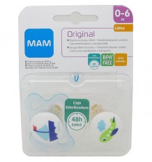 Mam Baby Chupeta Original Latex 0-6 meses azul