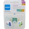Mam Baby Chupete Original Latex 0-6 meses azul