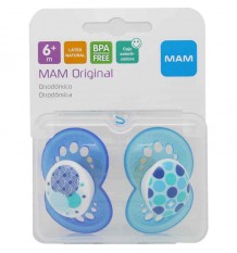 Mam Baby Chupeta Original Latex azul azul