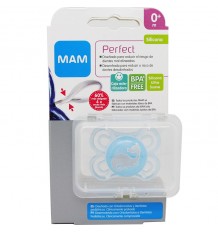 Mam Baby Pacifier Perfect Silicone 0 months blue dragon