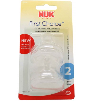 Nuk Tetina First Choice Silicona L2 Papilla 6-18 meses