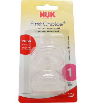 Nuk Nipple First Choice Silicone M1 Milk 0-6 months