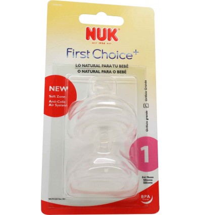 Nuk Tetina First Choice Silicona L1 Papilla 0-6 meses