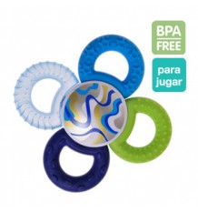 Mam Teething Ring Twister Blue