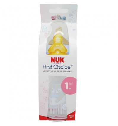 Nuk-Flasche-Latex-Blau 1M 300 ml