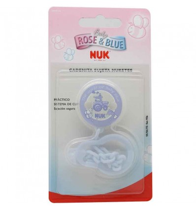 Nuk Cadenita chupete Blue