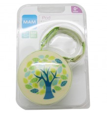 Mam Pod Holder pacifiers Green