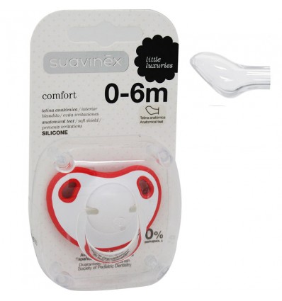 Suavinex Chupete Comfort Anatomico Silicona 0-6 meses