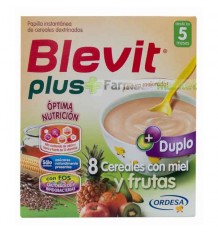 Blevit Plus Duplo 8 Cereales Miel Frutas 600 g