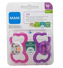 Chupeta Mam Air Silicone 16 meses de Rosa
