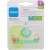 Mam baby Chupeta Night Silicone amarelo branco