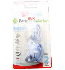 Nuk Pacifier Silicone Blue T2 2 units
