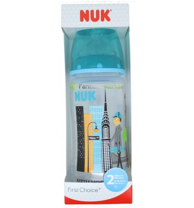 Nuk Biberon Silicona Travel 2L Niño 300ml