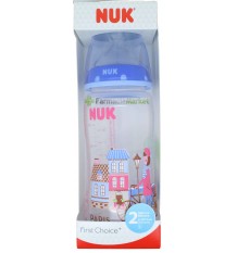 Nuk Biberon Silicona Travel 2L Niña 300ml