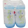 Mam Flasche Anticolico 260 ml Blau-Pack Duplo